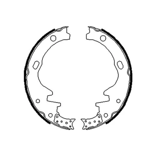 Sada brzdových čeľustí KAVO PARTS BS-7407