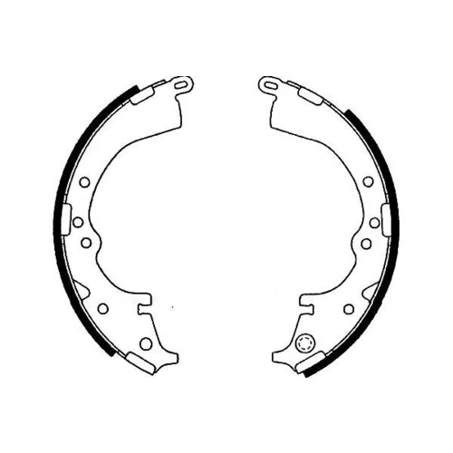 Sada brzdových čeľustí KAVO PARTS BS-9936