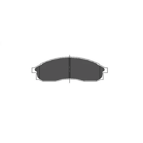 Sada brzdových platničiek kotúčovej brzdy KAVO PARTS KBP-6534