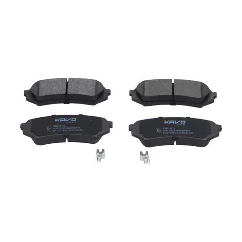 Sada brzdových platničiek kotúčovej brzdy KAVO PARTS KBP-9118