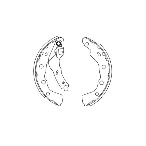 Sada brzdových čeľustí KAVO PARTS KBS-6415