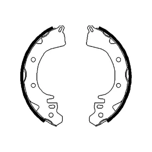 Sada brzdových čeľustí KAVO PARTS KBS-6417