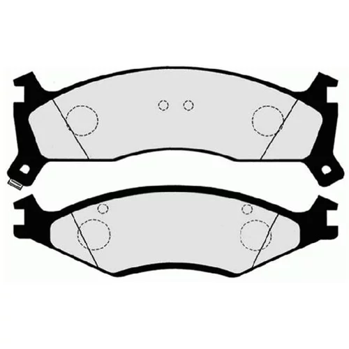 Sada brzdových platničiek kotúčovej brzdy KAVO PARTS BP-4024