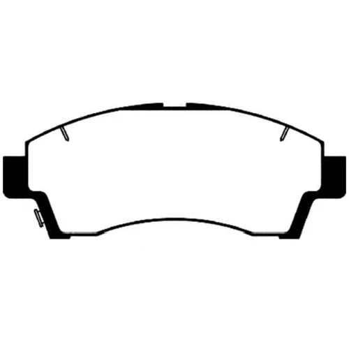 Sada brzdových platničiek kotúčovej brzdy KAVO PARTS BP-4529