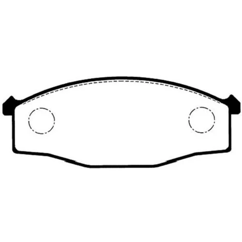 Sada brzdových platničiek kotúčovej brzdy KAVO PARTS BP-6560