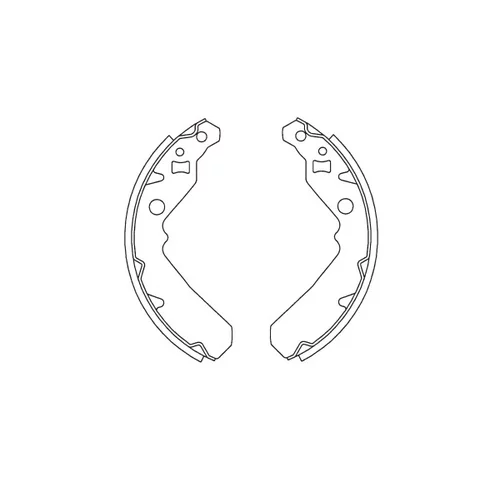 Sada brzdových čeľustí KAVO PARTS BS-1906