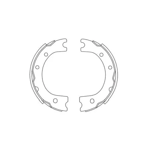 Sada brzdových čeľustí KAVO PARTS BS-1924