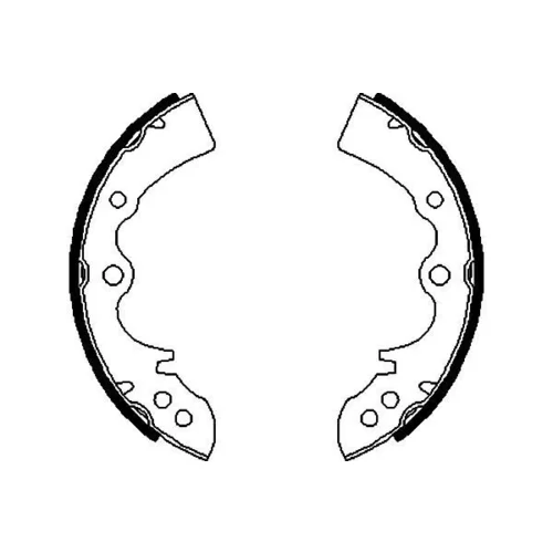 Sada brzdových čeľustí KAVO PARTS BS-5400