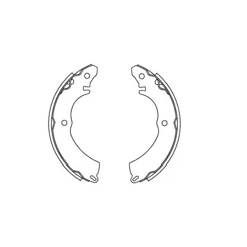 Sada brzdových čeľustí KAVO PARTS BS-6428