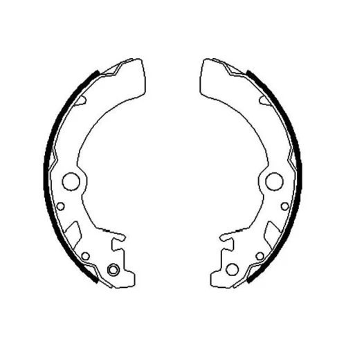 Sada brzdových čeľustí KAVO PARTS BS-8915