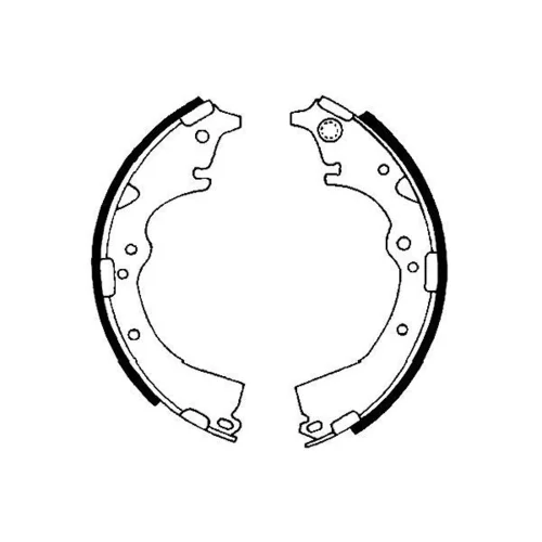 Sada brzdových čeľustí KAVO PARTS BS-9906