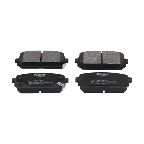 Sada brzdových platničiek kotúčovej brzdy KAVO PARTS KBP-4019
