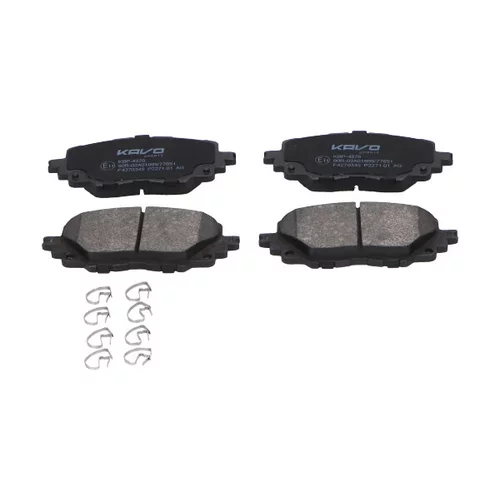 Sada brzdových platničiek kotúčovej brzdy KAVO PARTS KBP-4576