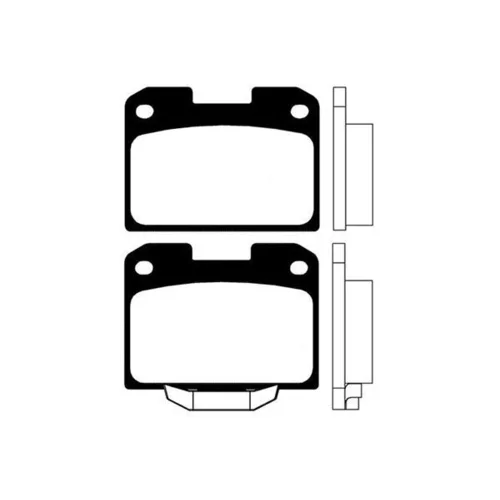 Sada brzdových platničiek kotúčovej brzdy KAVO PARTS BP-5525