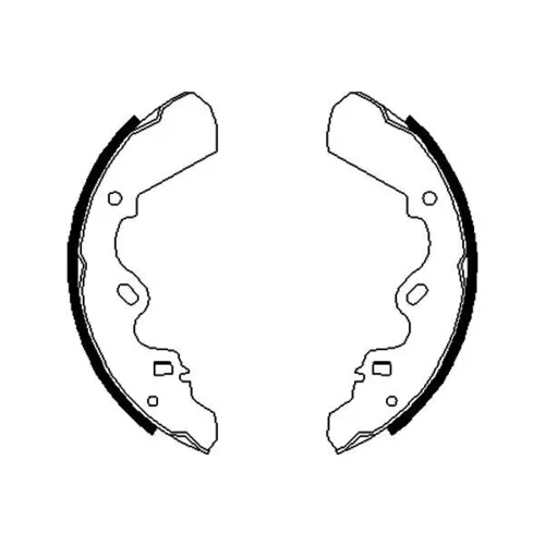 Sada brzdových čeľustí KAVO PARTS BS-3901