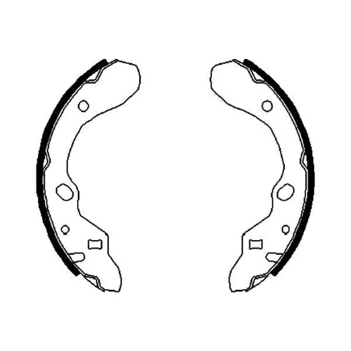 Sada brzdových čeľustí KAVO PARTS BS-5414