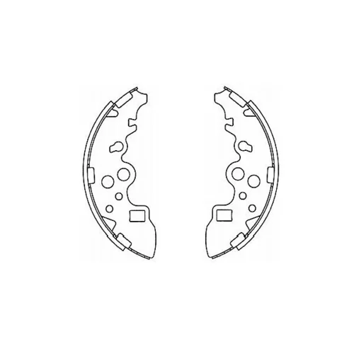 Sada brzdových čeľustí KAVO PARTS BS-5436