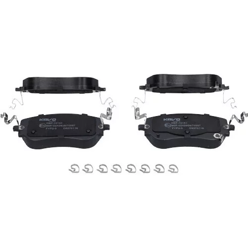 Sada brzdových platničiek kotúčovej brzdy KAVO PARTS KBP-10151