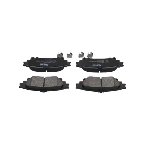 Sada brzdových platničiek kotúčovej brzdy KBP-9111 (KAVO PARTS) - obr. 2