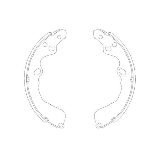 Sada brzdových čeľustí KAVO PARTS KBS-4404