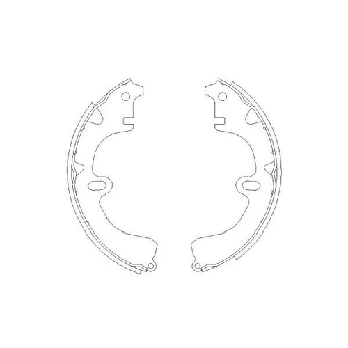 Sada brzdových čeľustí KAVO PARTS KBS-9918