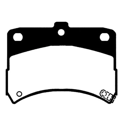 Sada brzdových platničiek kotúčovej brzdy KAVO PARTS BP-1513
