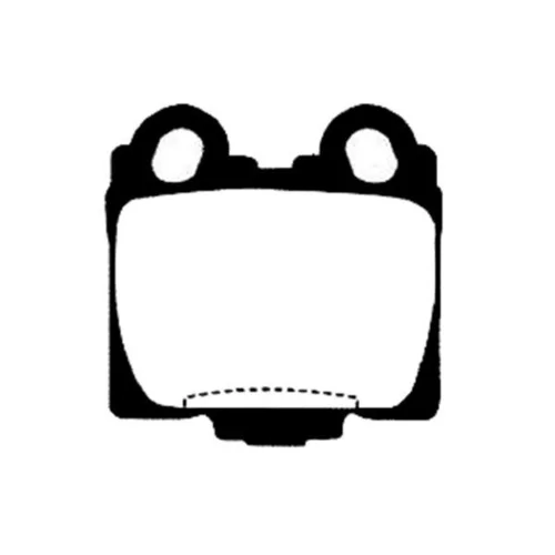 Sada brzdových platničiek kotúčovej brzdy KAVO PARTS BP-9060
