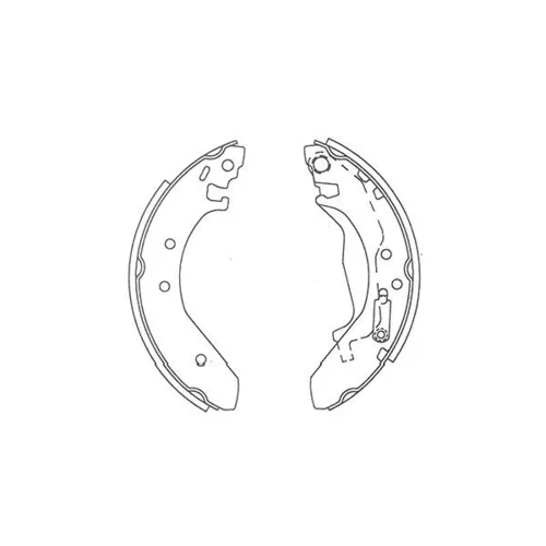 Sada brzdových čeľustí KAVO PARTS BS-2905