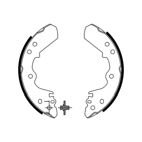 Sada brzdových čeľustí KAVO PARTS BS-3909