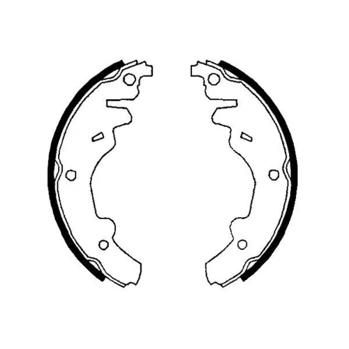 Sada brzdových čeľustí KAVO PARTS BS-4402