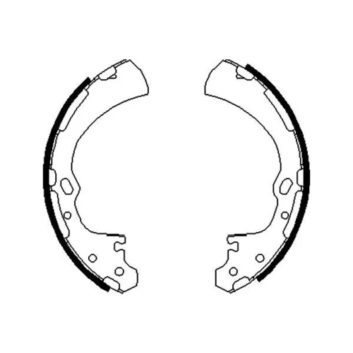 Sada brzdových čeľustí KAVO PARTS BS-7408