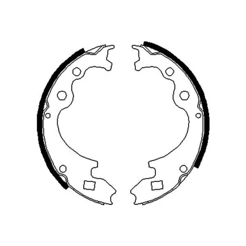 Sada brzdových čeľustí KAVO PARTS KBS-5417
