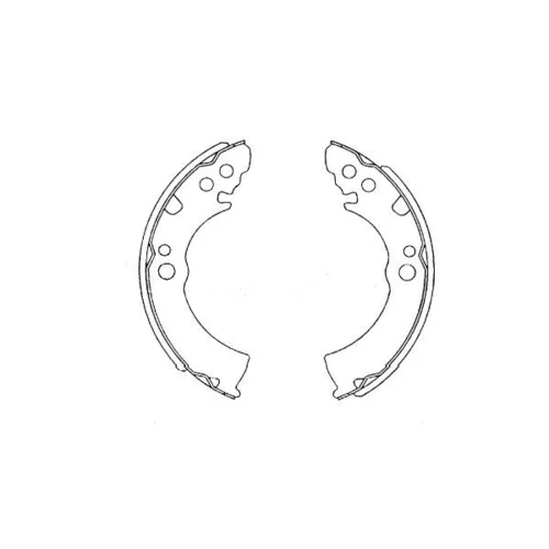 Sada brzdových čeľustí KAVO PARTS KBS-7421