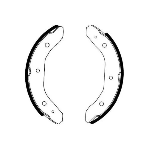 Sada brzdových čeľustí KAVO PARTS KBS-9929