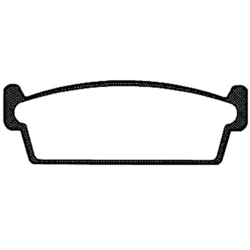 Sada brzdových platničiek kotúčovej brzdy KAVO PARTS BP-6552