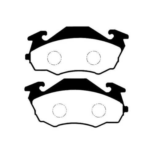 Sada brzdových platničiek kotúčovej brzdy KAVO PARTS BP-8014
