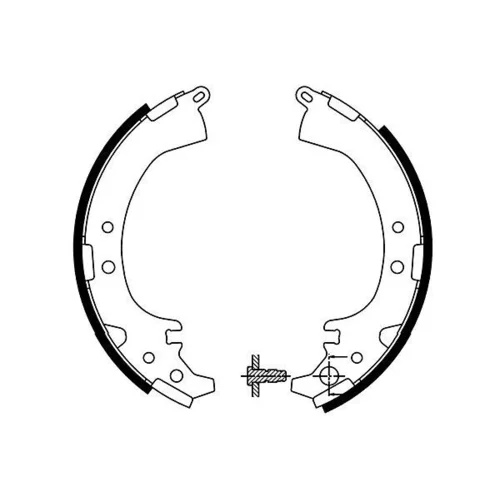 Sada brzdových čeľustí KAVO PARTS BS-9925