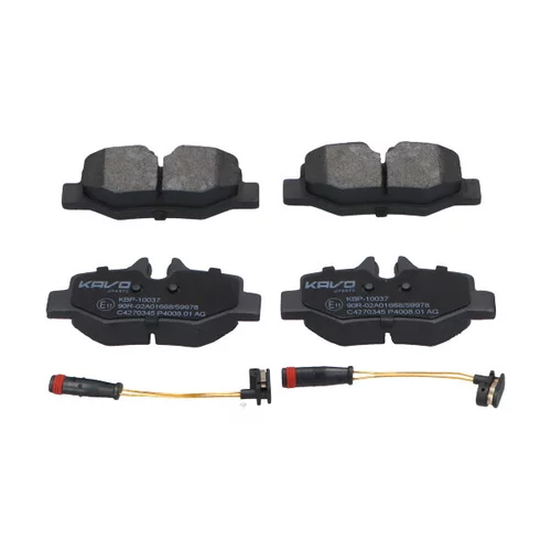 Sada brzdových platničiek kotúčovej brzdy KAVO PARTS KBP-10037