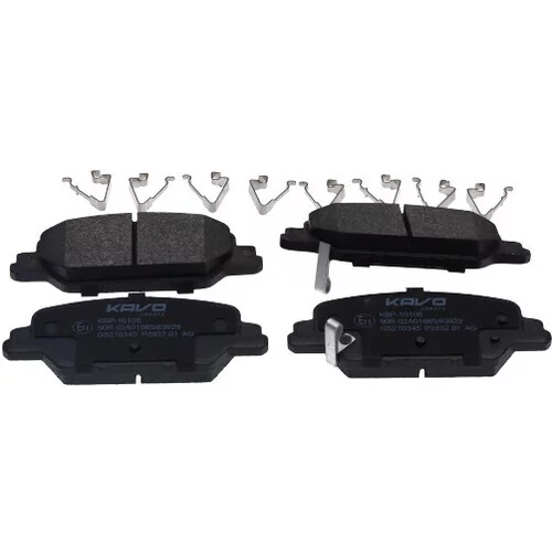 Sada brzdových platničiek kotúčovej brzdy KAVO PARTS KBP-10105