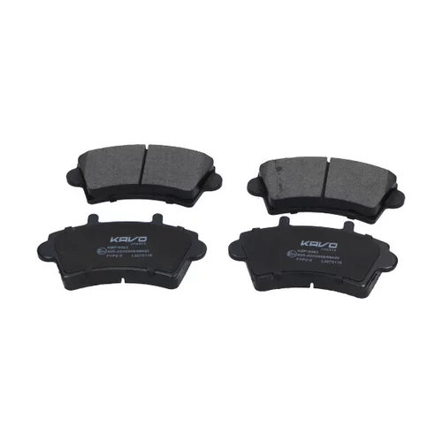 Sada brzdových platničiek kotúčovej brzdy KAVO PARTS KBP-6563