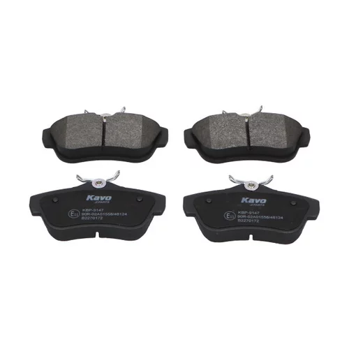 Sada brzdových platničiek kotúčovej brzdy KAVO PARTS KBP-9147