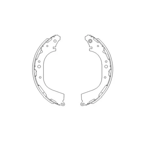 Sada brzdových čeľustí KAVO PARTS KBS-7411