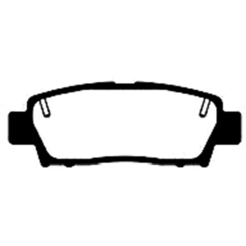 Sada brzdových platničiek kotúčovej brzdy KAVO PARTS BP-9031