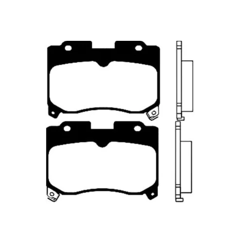 Sada brzdových platničiek kotúčovej brzdy KAVO PARTS BP-9034