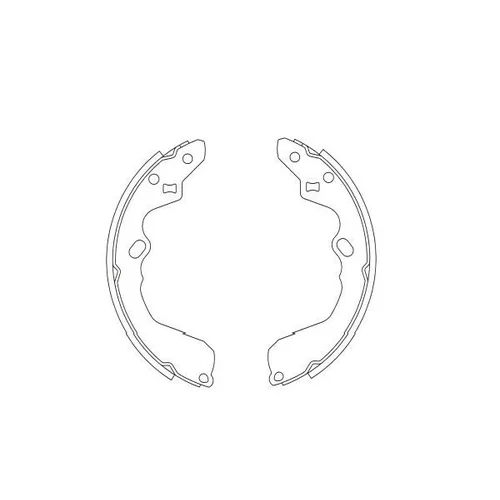 Sada brzdových čeľustí KAVO PARTS BS-4412