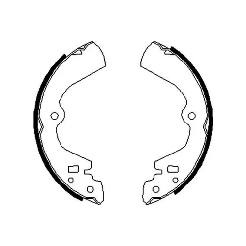 Sada brzdových čeľustí KAVO PARTS BS-7409