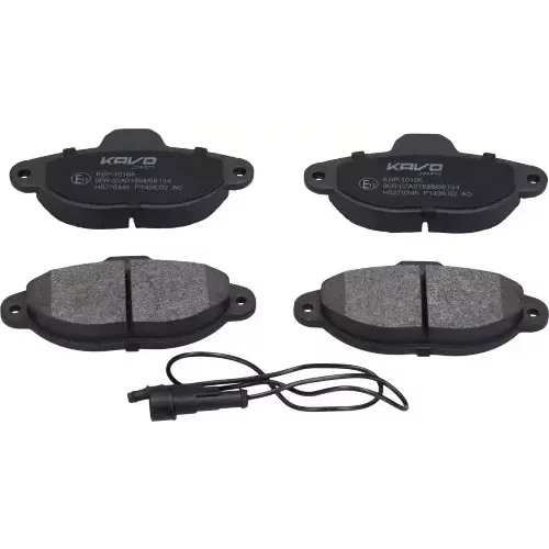 Sada brzdových platničiek kotúčovej brzdy KAVO PARTS KBP-10166