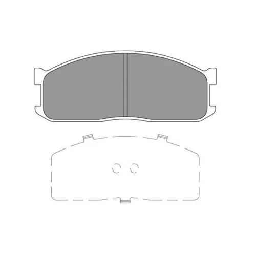 Sada brzdových platničiek kotúčovej brzdy KAVO PARTS KBP-4566