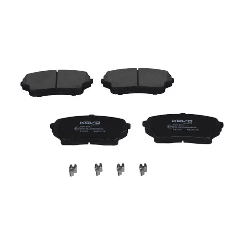 Sada brzdových platničiek kotúčovej brzdy KAVO PARTS KBP-8511
