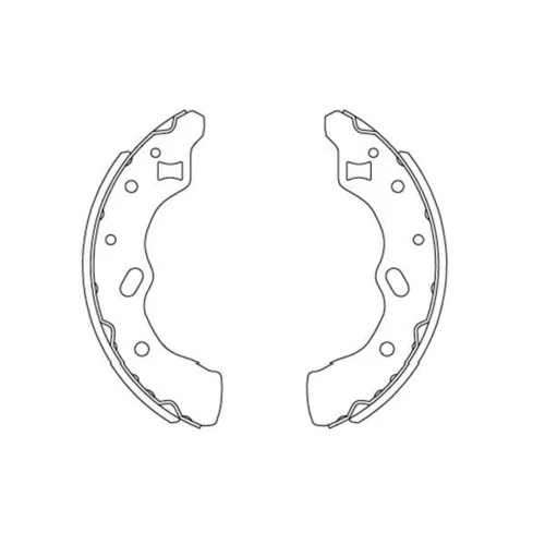 Sada brzdových čeľustí KAVO PARTS KBS-5406